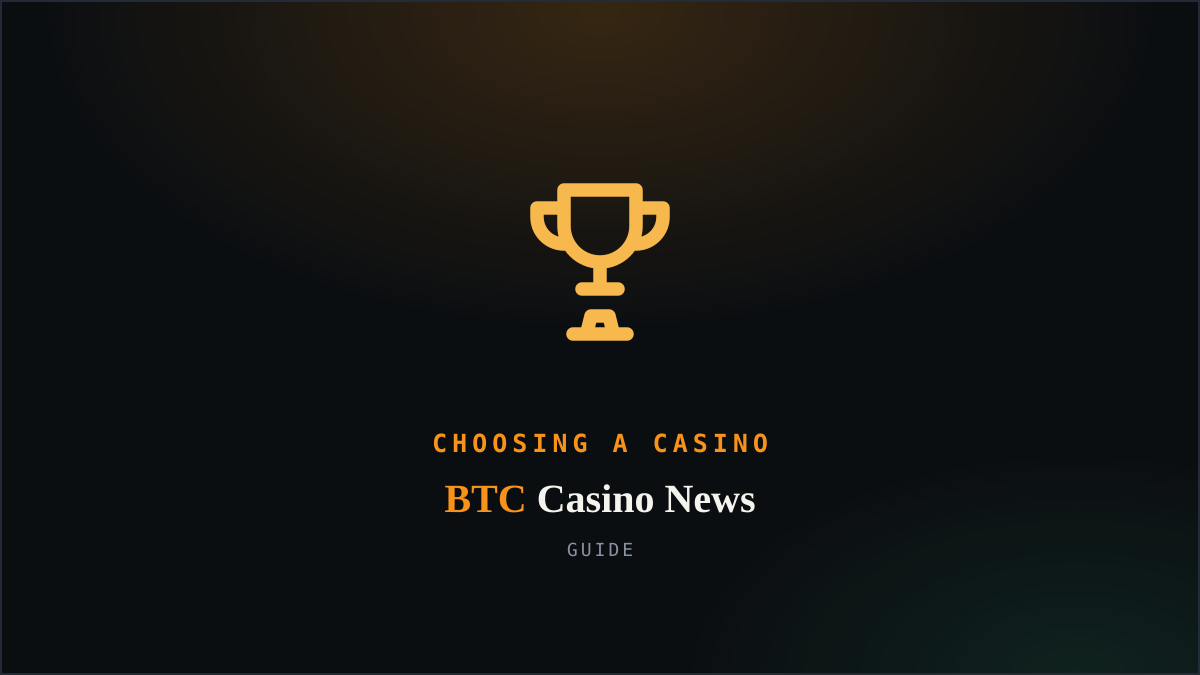 How to choose a Bitcoin casino: a 6-point checklist