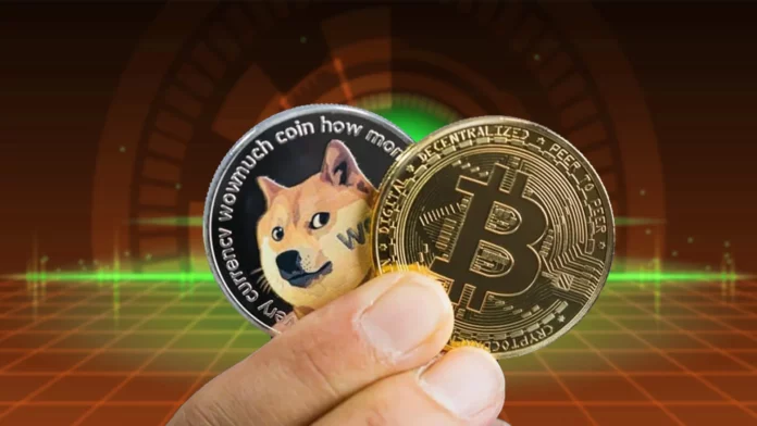 Dogecoin and Bitcoin