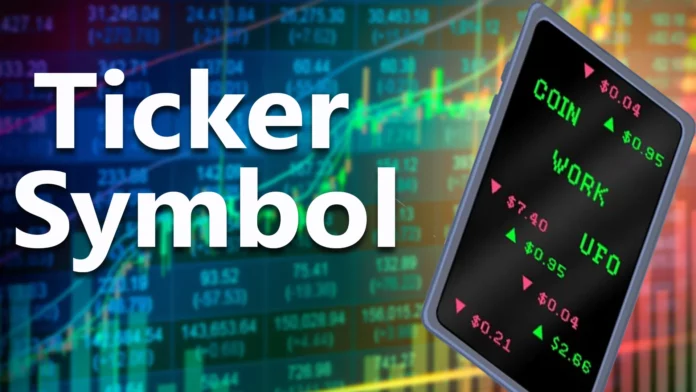 what is a ticker symbol